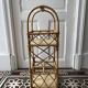 Vintage rattan bar or bottle holder