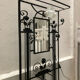 Art Deco coat rack wrought iron wardrobe
