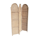 Screen 3 wicker string flap year 50 vintage
