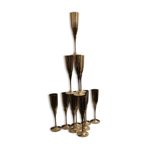 12 flûtes à champagne