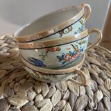 Japanese eggshell tea service cups
