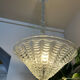 Beautiful Art Deco glass pendant.
