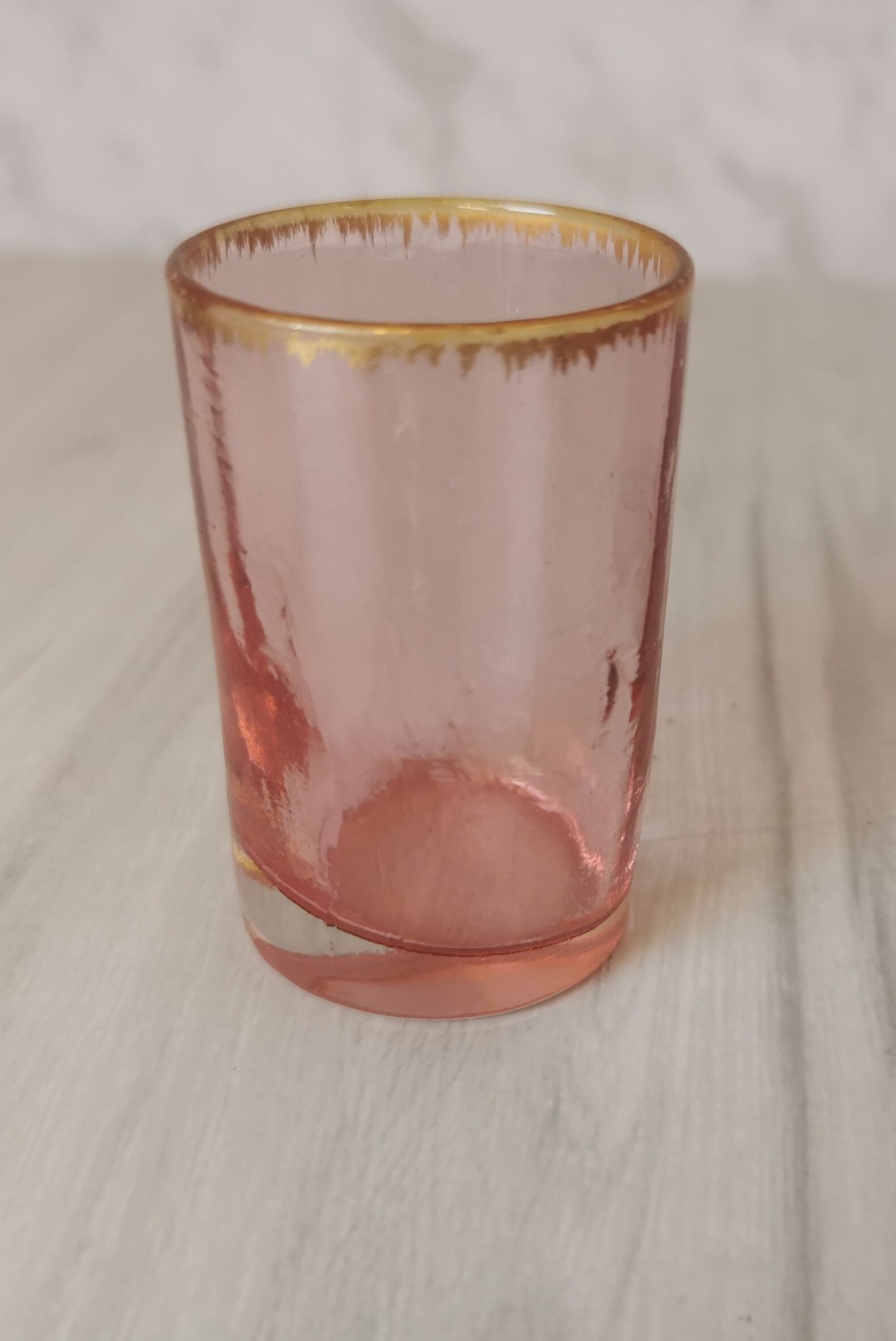 Vintage liqueur glasses blown glass