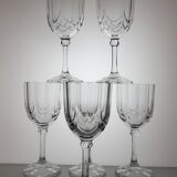 6 Art Deco Wine Glasses