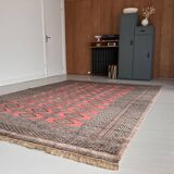 Grand tapis d’Orient noué main XXL 310 X 220 cm vintage en parfait état