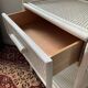 Vintage rattan bedside table from the 70s and 80s