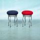 Vintage 90s Ikea zigzag space age stool