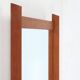 Mid-century teak mirror / Danish modern design / 1960s