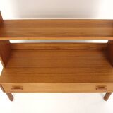 Scandinavian teak bookcase, Sweden, 1960