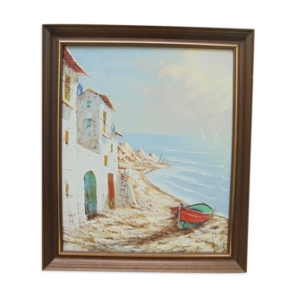 Peinture - bord de mer