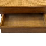 Vintage daybed with drawers 1960s in teak minimalist design