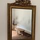 Mirror with molded pediment in Louis XVI style