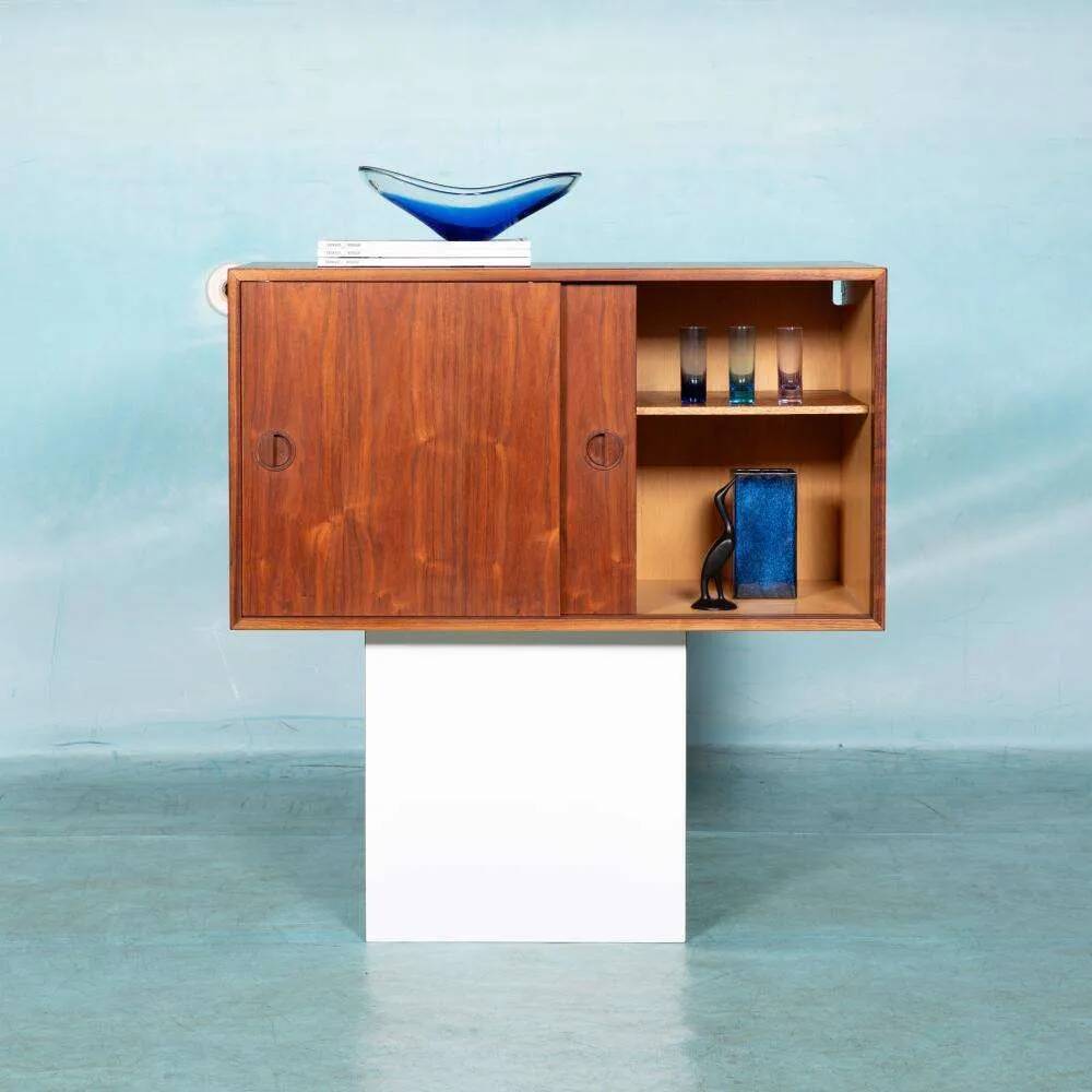 Meuble mural suspendu Vintage Deens design, buffet flottant