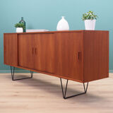 Teak sideboard, Danish design, 1970s, designer: Erik Jensen, production: Westergaards Møbelfabrik