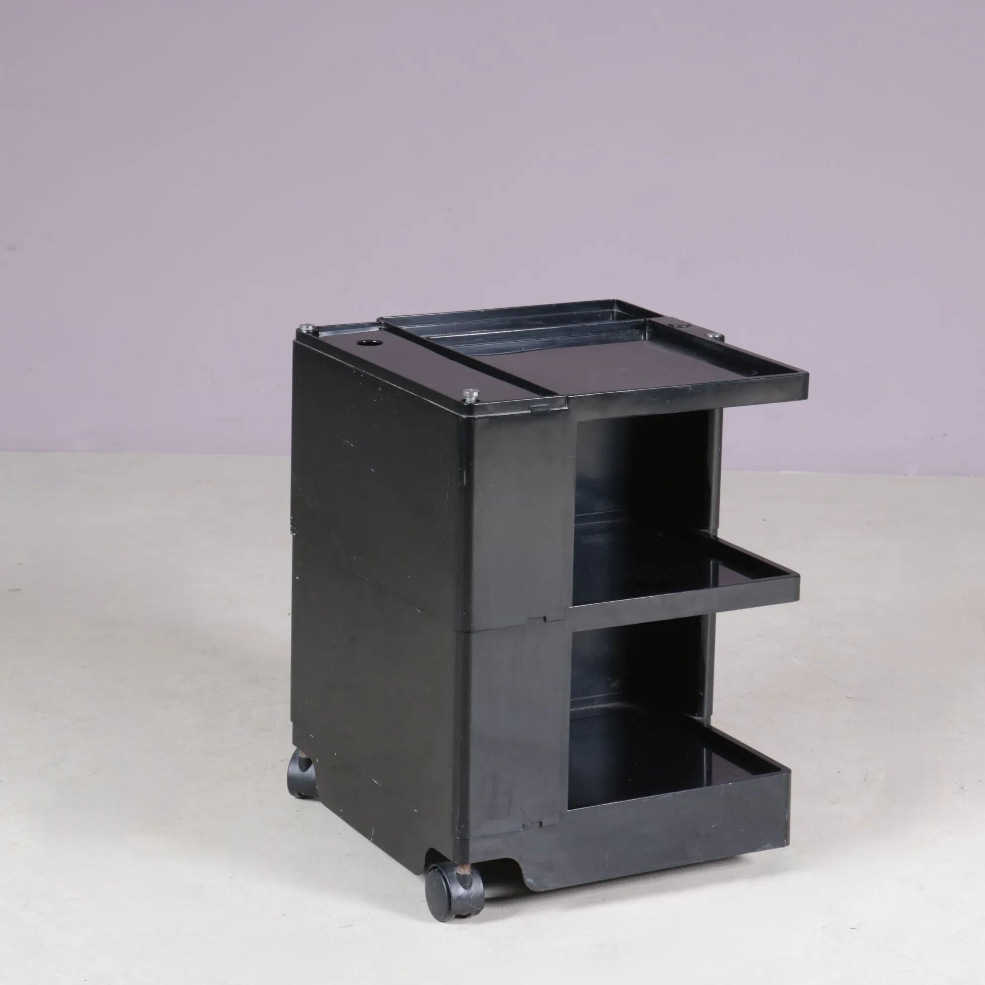 1970s low model Boby trolley Joe Colombo for Bieffeplast Italy