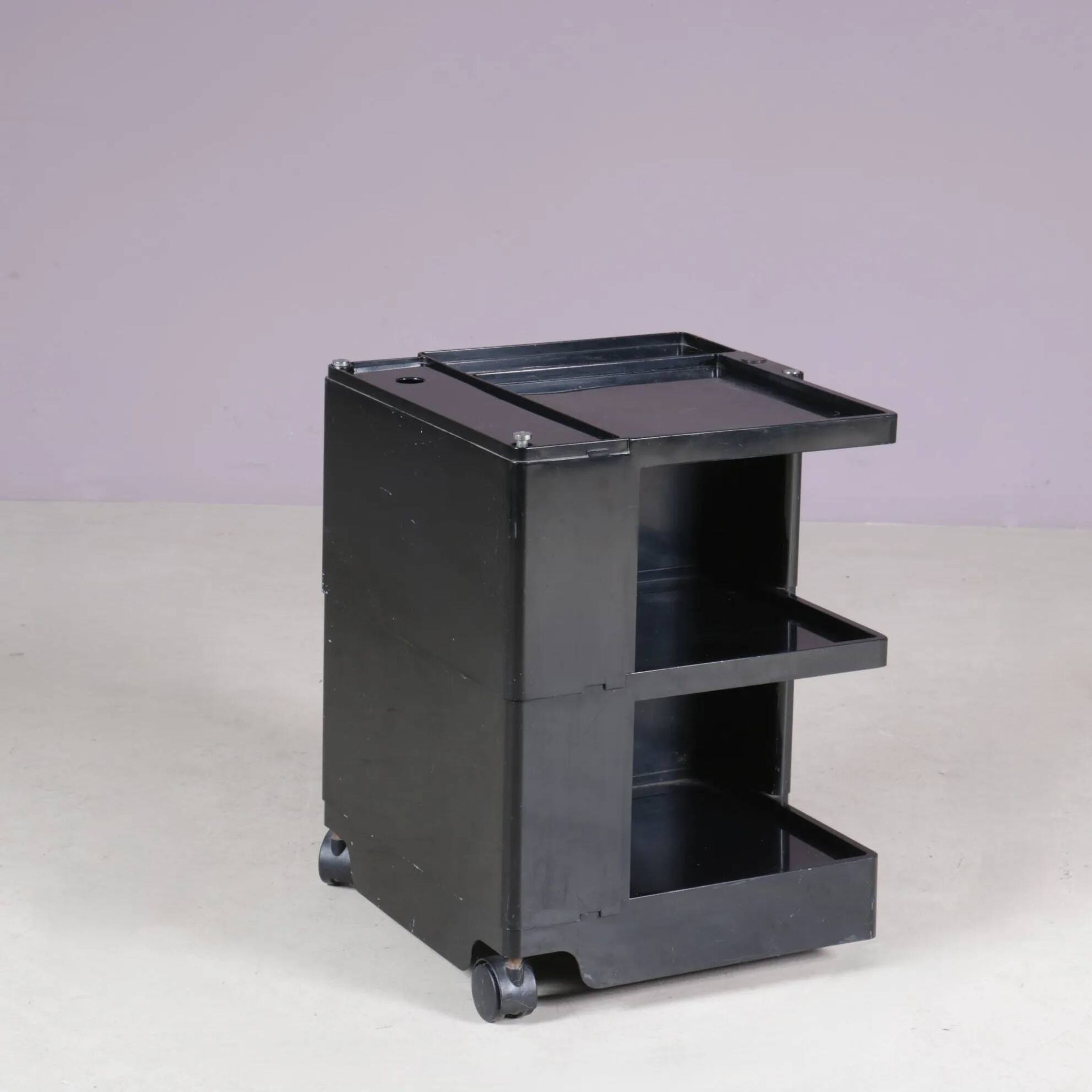 1970s low model Boby trolley Joe Colombo for Bieffeplast Italy