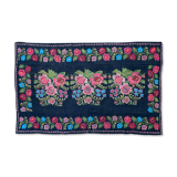 Romanian floral rug with beautiful design made by hand in wool