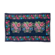 Tapis floral roumain avec un beau design fait à la main en laine