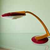 Red desk lamp Boomerang 2000 by Fase