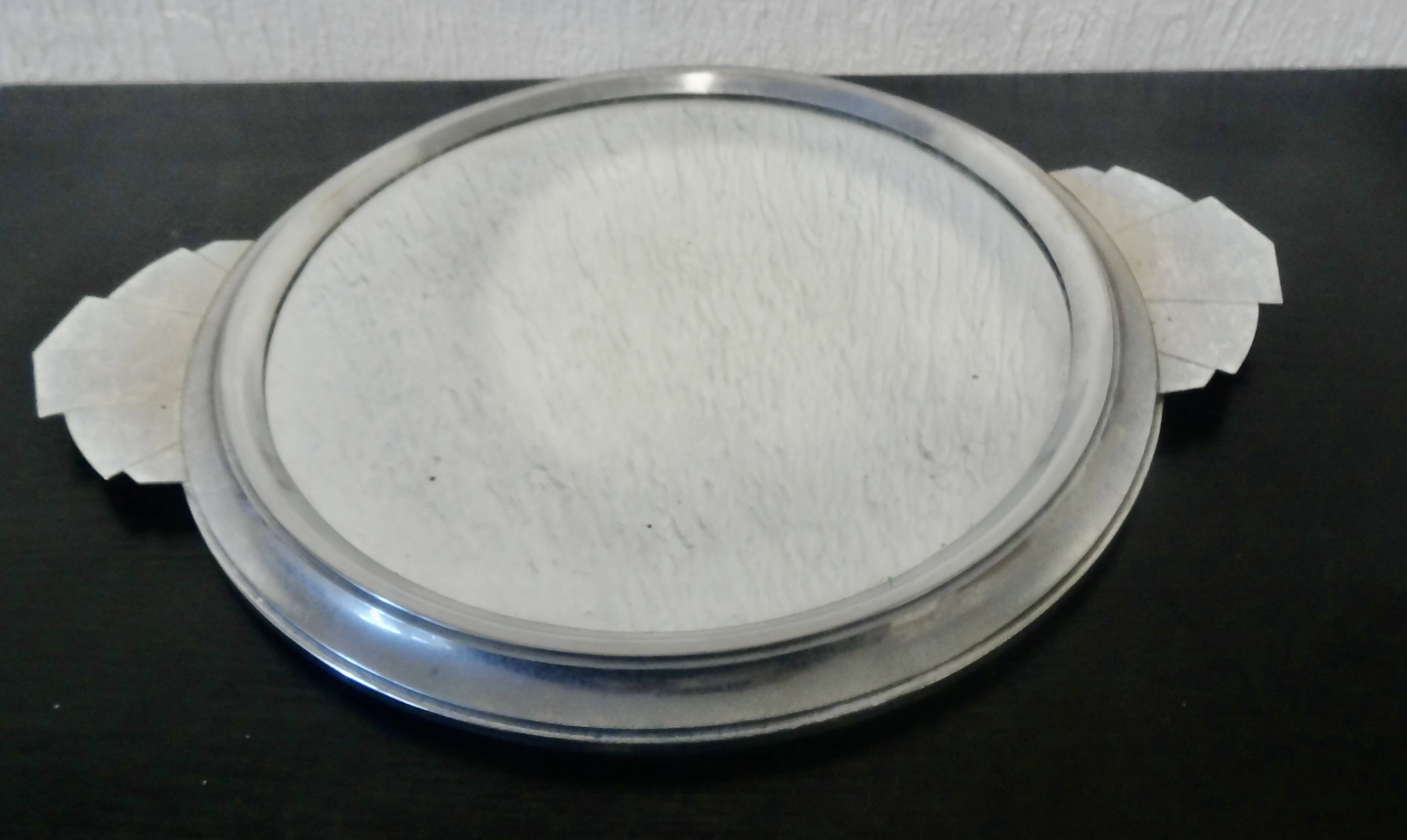 art deco mirror tray