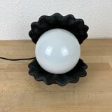 Lampe coquillage céramique vintage