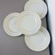 4 dessert plates in porcelain from St Amand 191105