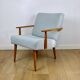 Vintage armchair with armrests Loft - blue sky