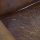 Sheepskin leather wing chair