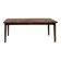 Oak dining table with tapered legs, 1970s.