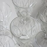 6 stemmed glasses in very good condition