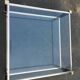 Pierre Vandel two-tier coffee table in lacquered metal and glass
