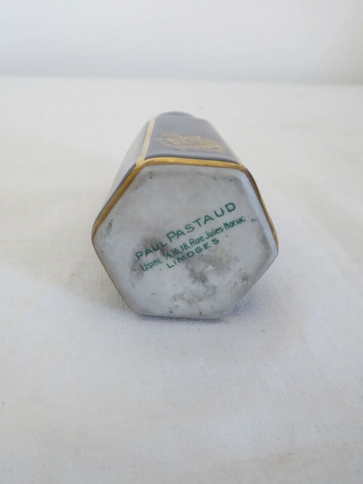 Limoges porcelain salt shaker Paul Pastaud