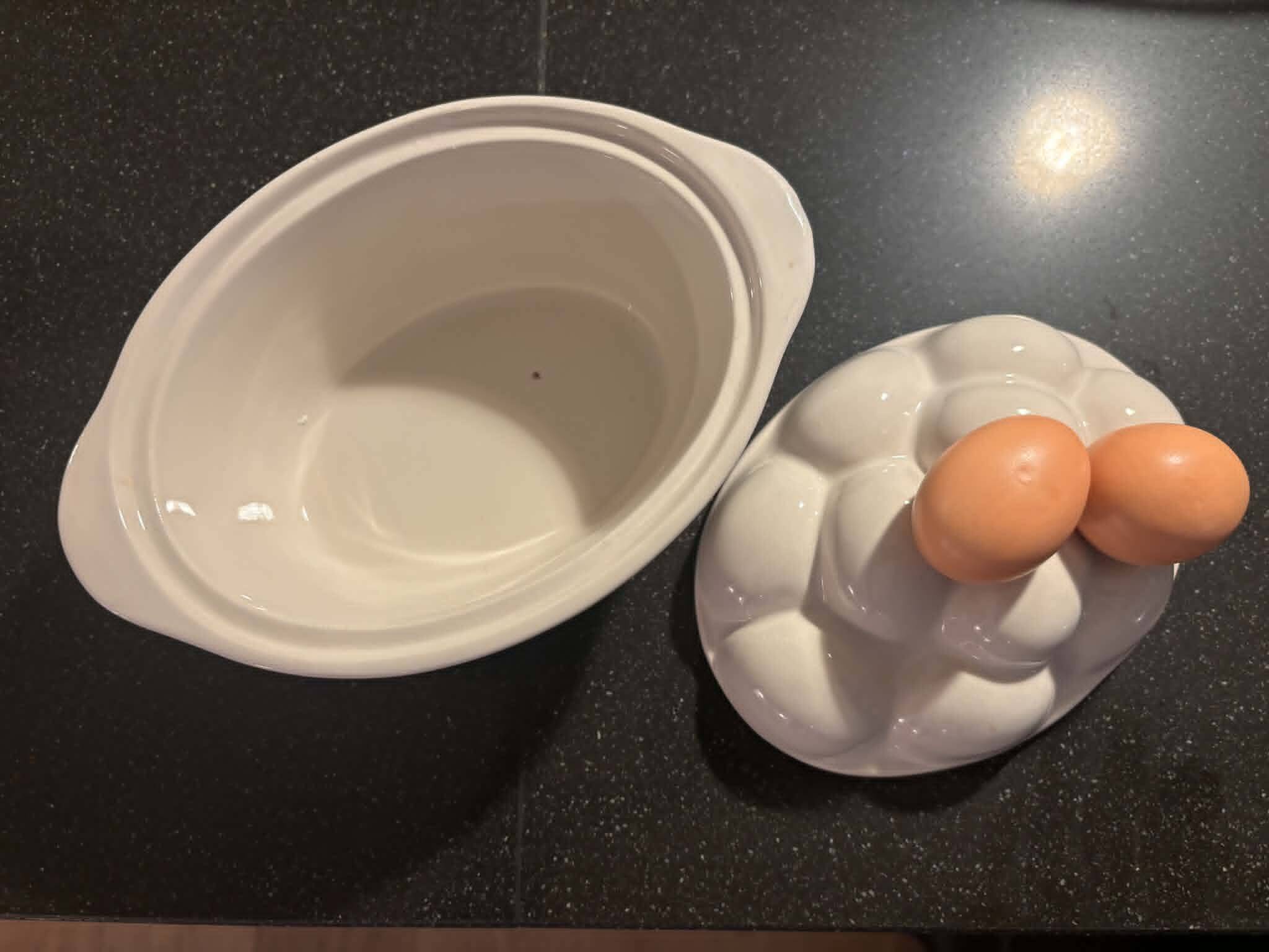 Ceramic egg terrine