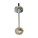 Tulip standing ashtray in chromed aluminum