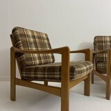 Vintage teak armchairs