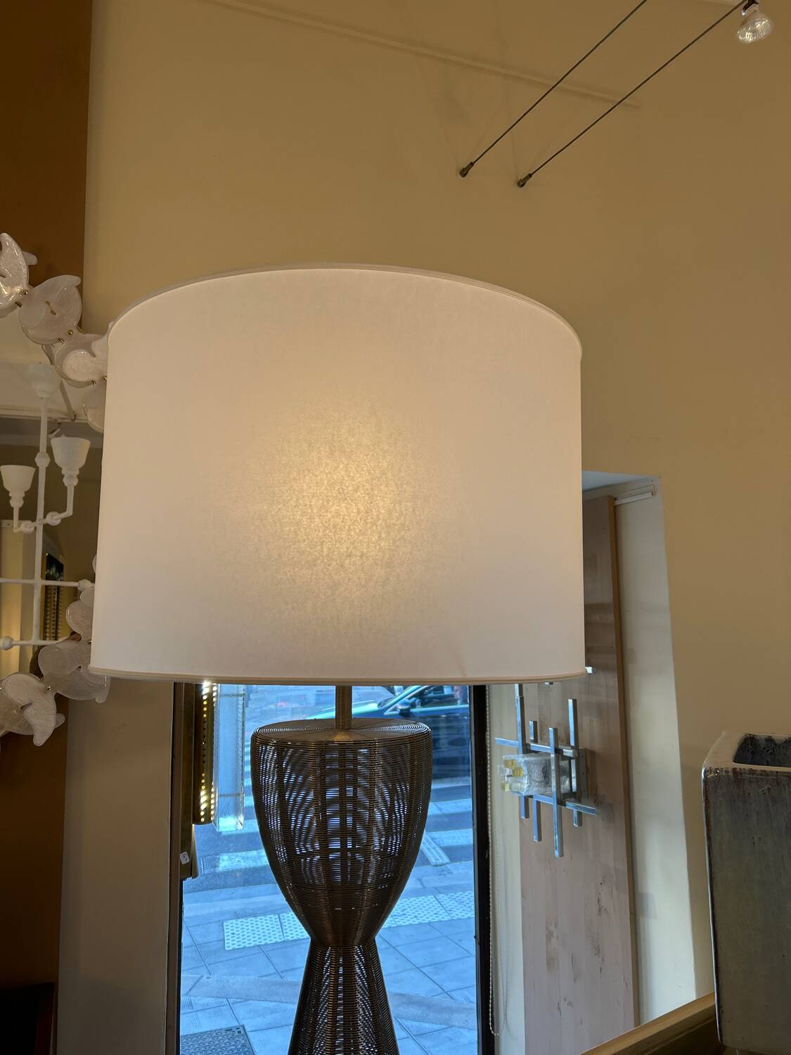 Steel light fixture, 1980