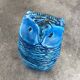 Ceramic OWL Rimini Blu by ALDO LONDI for BITOSSI, Italy
