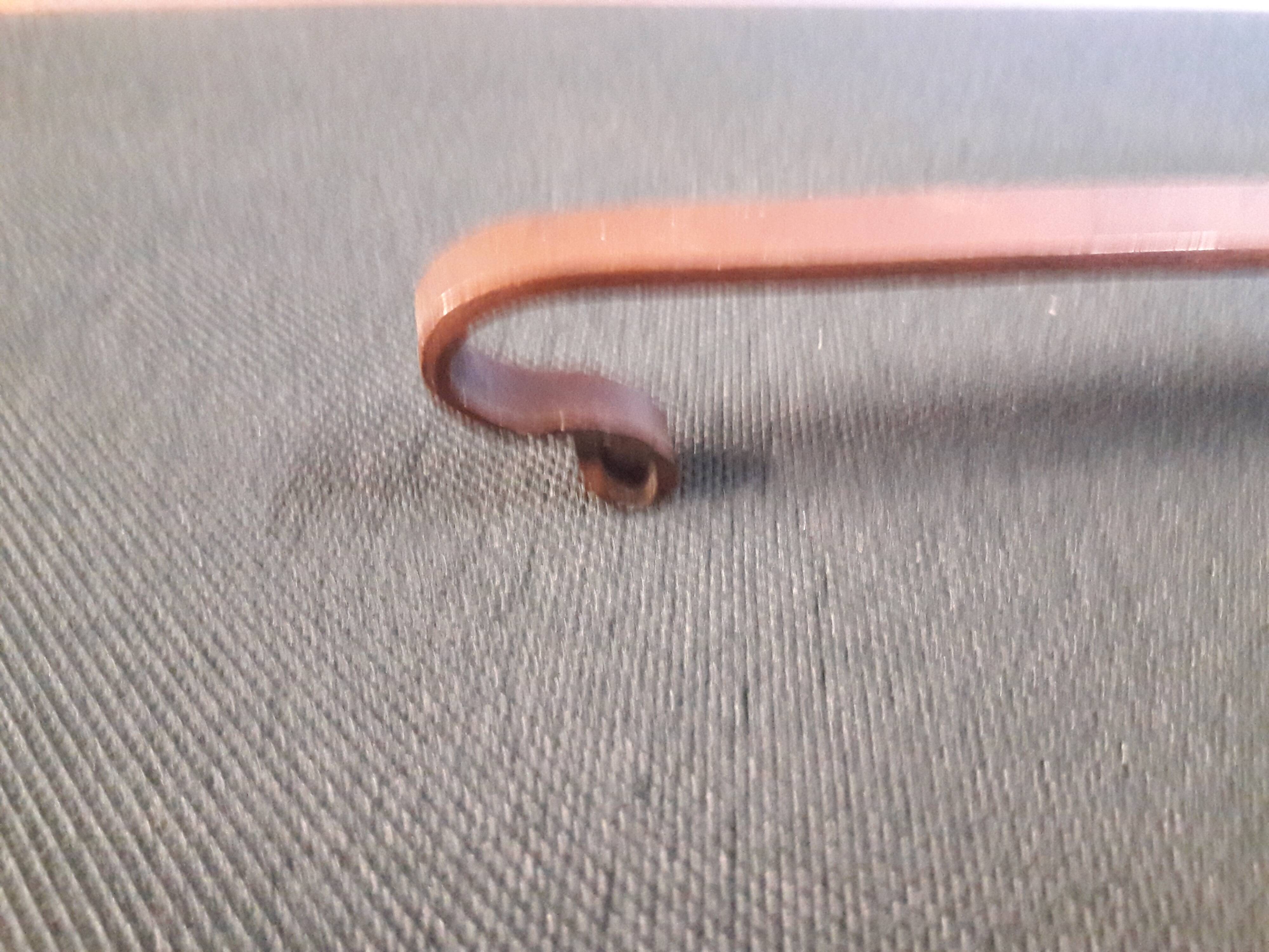 Set of a copper ladle and skimmer.
