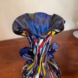 Multicolored Murano vase circa 1940