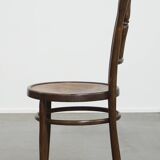 Bistro chair with carved seat