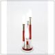Lampadaire vintage Space Age – Carlo Nason pour Mazzega (1970)