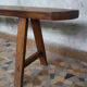 Banc de ferme merisier