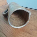 Brutalist vase pitcher signed in stoneware