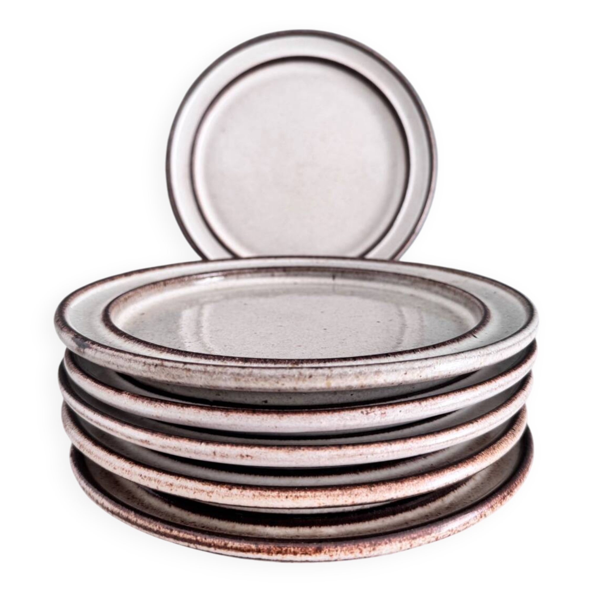 6 Stogo Scandinavian stoneware dinner plates