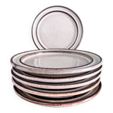 6 Stogo Scandinavian stoneware dinner plates