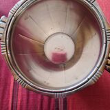 Silver metal ice bucket