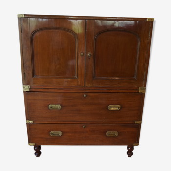 Commode, meuble de marine anglais en acajou