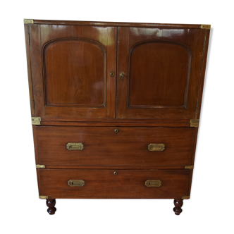 Commode, meuble de marine anglais en acajou