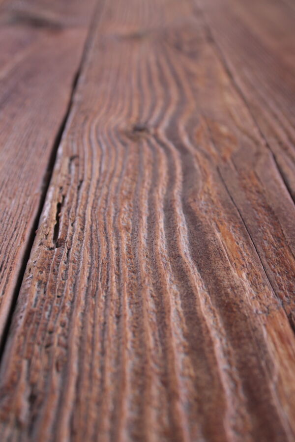 Table basse brutaliste en pin par Jens Lyngsøe pour Havdrup Trævarefabrik