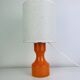 Lampe 70’s opaline orange vintage